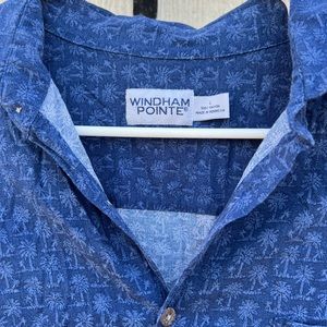 Men’s button up shirt with pattern